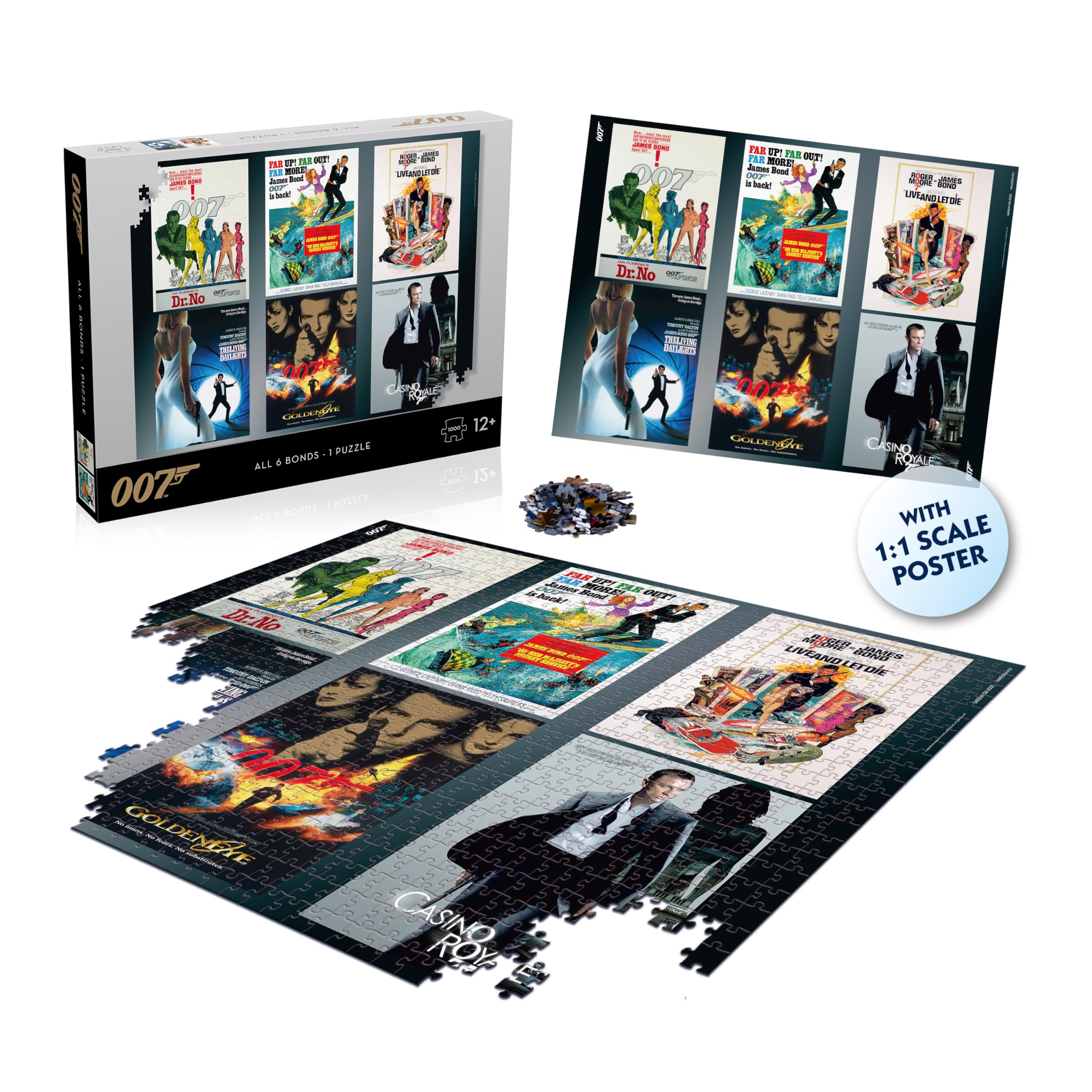 satoshiPIECE CONC & PIECE BOND セット Amazon.com: James Bond - All 6 Bonds 1000 Piece Jigsaw Puzzle