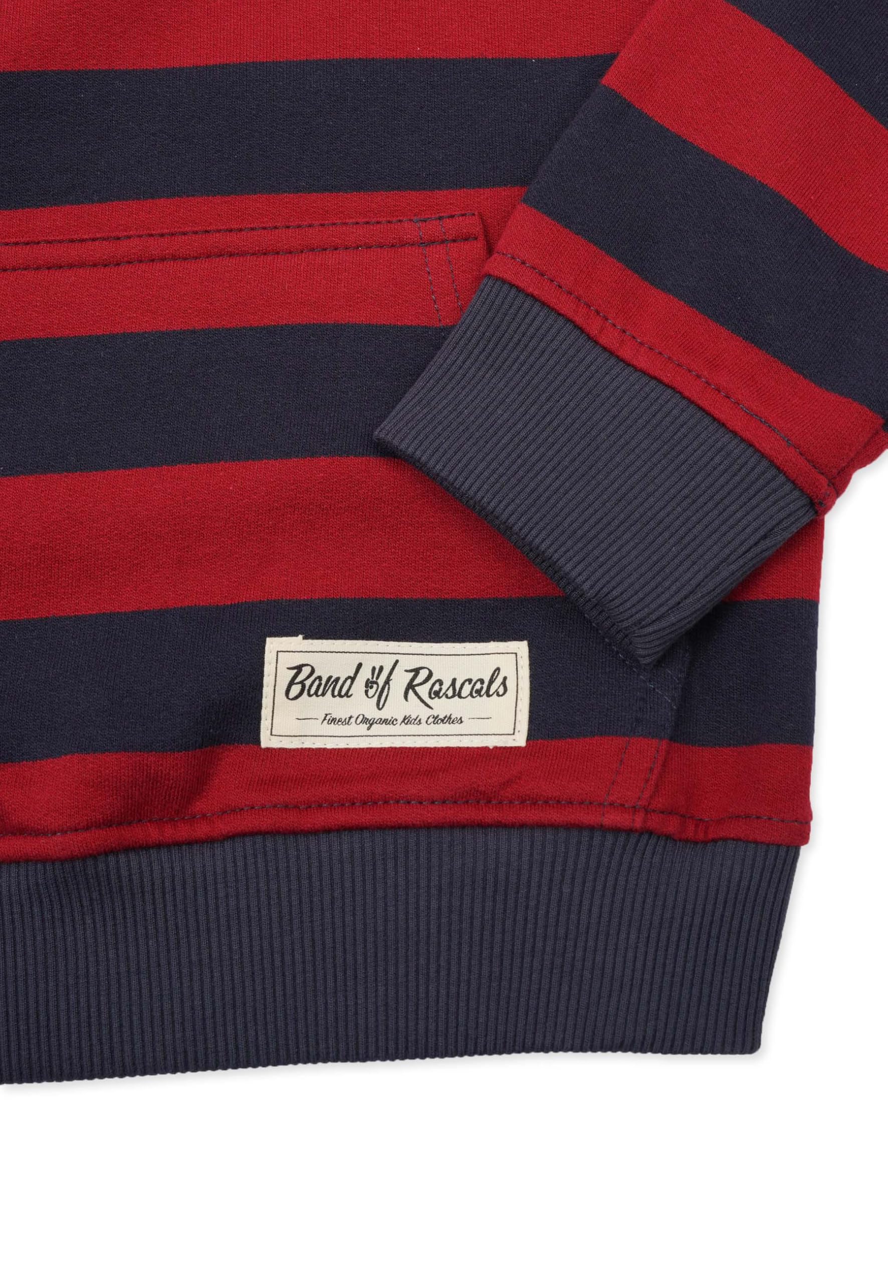 Band of Rascals Dziecięca bluza z kapturem Striped bawełna ekologiczna