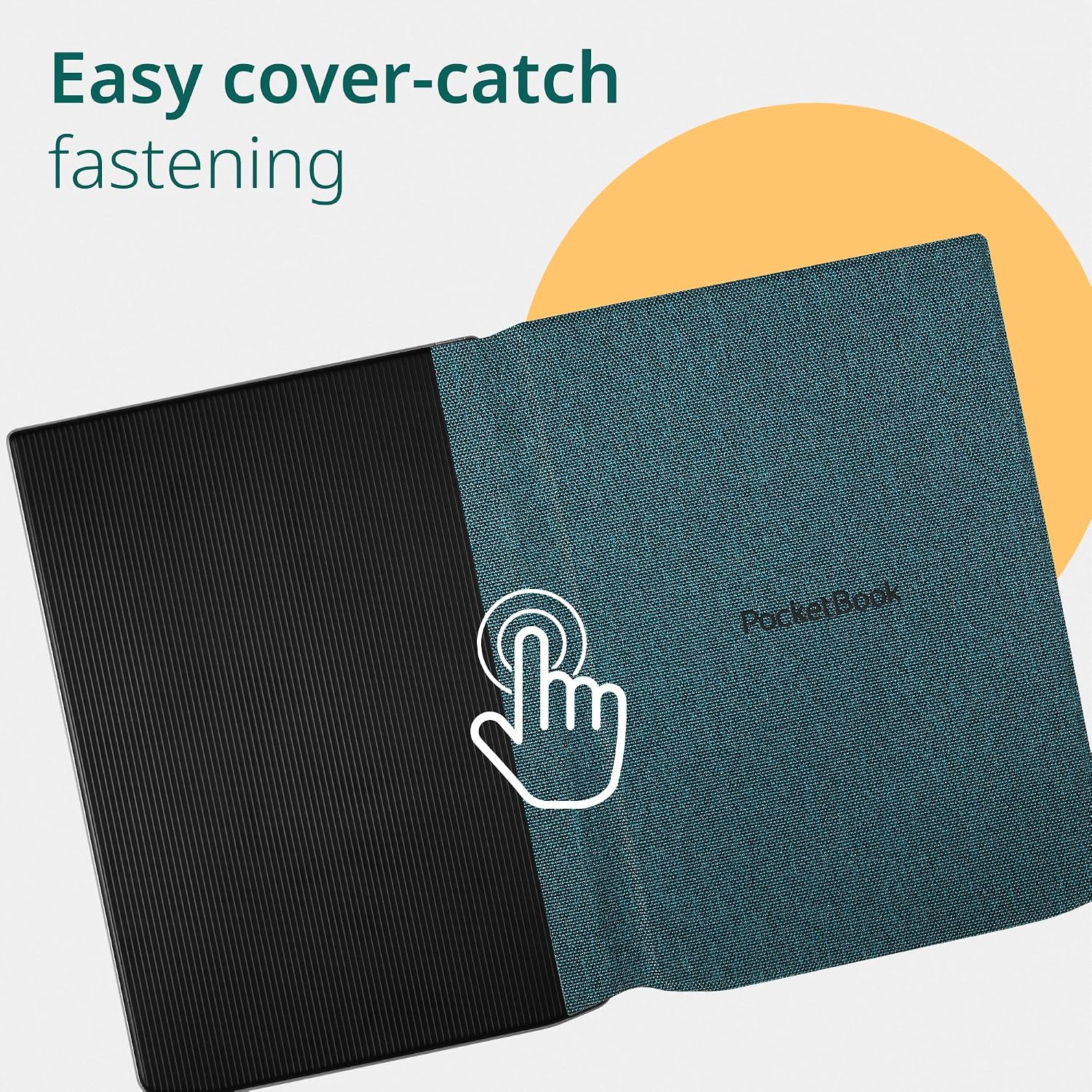 PocketBook E-Reader Cover for InkPad 4 & InkPad Color 2 | Flip Cover with Smart Sleep Function | Durable Protection | Lightweight Covers Perfect for Travel | E-Book Reader Case in Sea Green