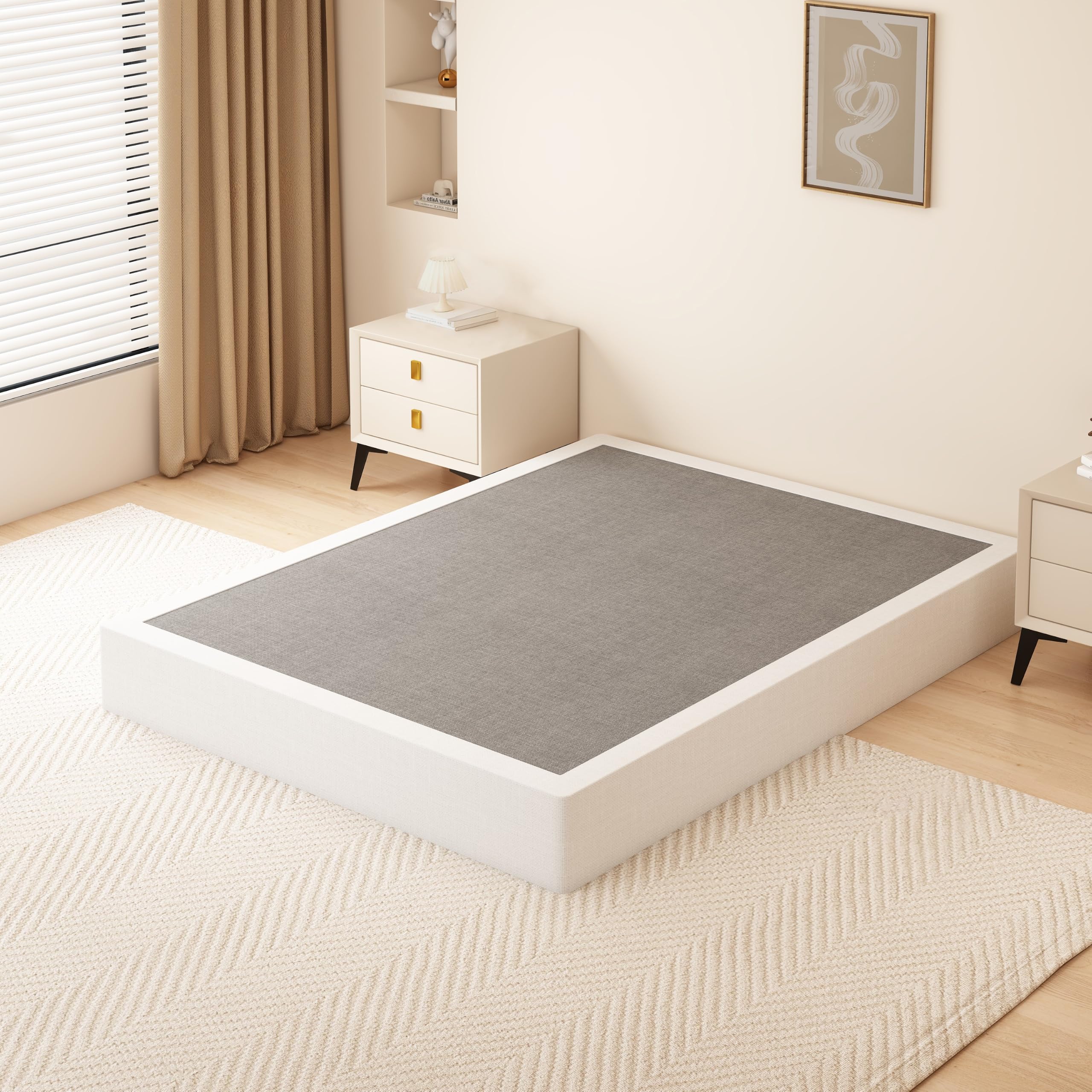 Photo 1 of ***BROKEN, SOLD FOR PARTS*** DORITRON 9 Inch Full Size Box Spring Mattress Foundation 3000lbs Heavy Duty