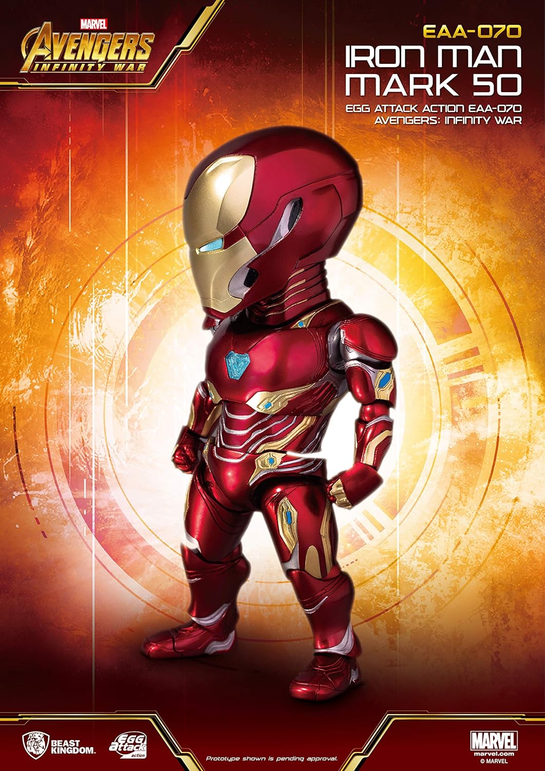 🛒 Crаzу Dеаlѕ Beast Kingdom Marvel Avengers Infinity War: Iron Man MK50 EAA-070 Egg Attack Action Figure, Multicolor 🔥 Flаѕh Sаlе Beast Kingdom Marvel Avengers Infinity War: Iron Man MK50 EAA-070 Egg Attack Action Figure, Multicolor