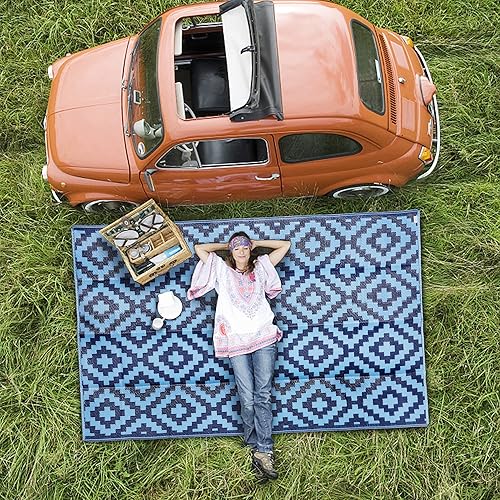 Miniatura 124 de SAND MINE - Alfombras reversibles, alfombra de pajillas de plástico, alfombra de área moderna, alfombra grande para suelo y exteriores, vehículos