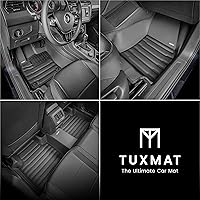 Vista 2 de TuxMat - for Volkswagen Tiguan 2018-2024 Models - Custom Car Mats - Maximum Coverage, All Weather, Laser Measured - This Full Set Includes 1st and