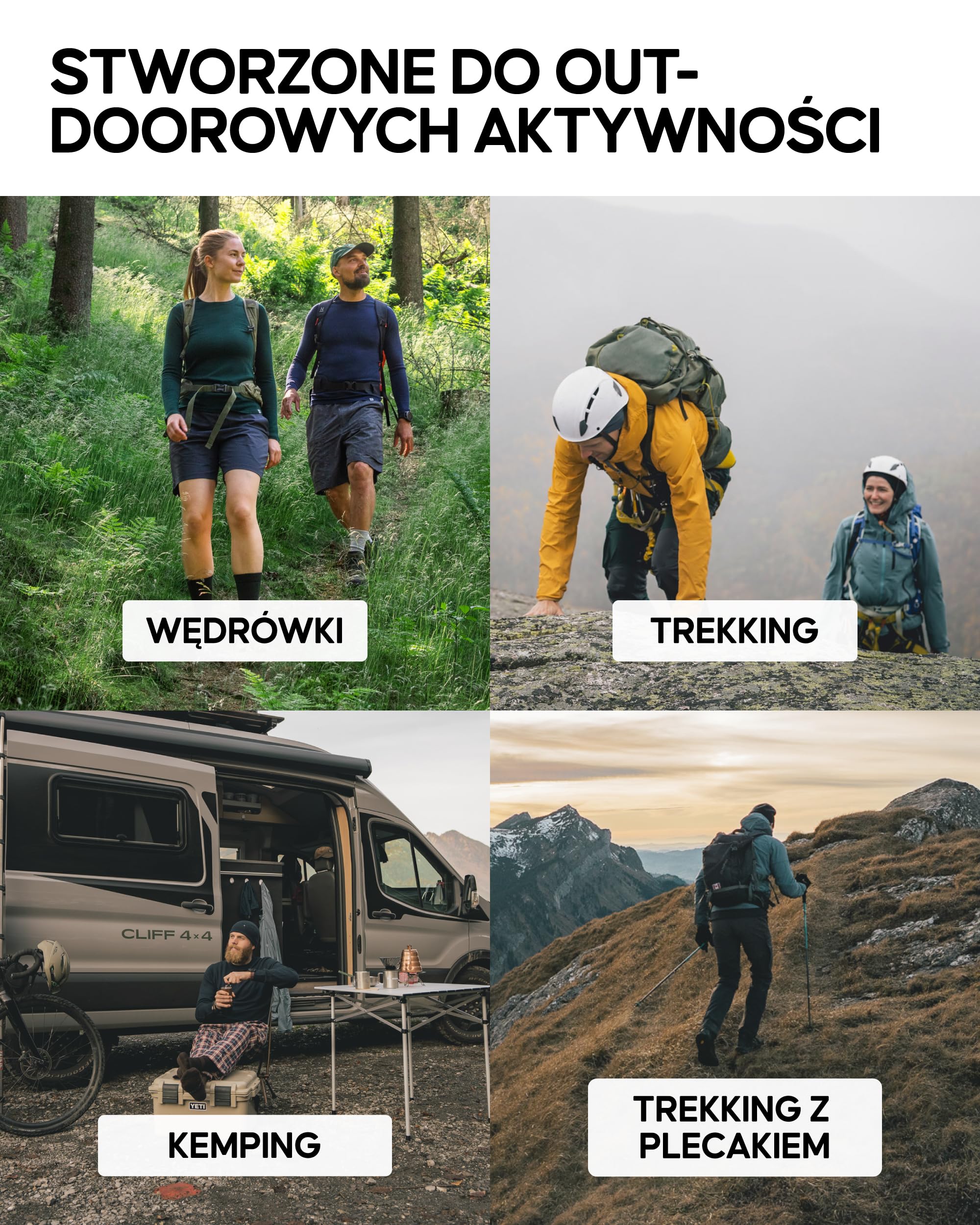 DANISH ENDURANCE Letnie Skarpety Trekkinowe z Wełny Merino, Termoaktywne, Turystyczne, Męskie, Damskie i dla Dzieci 3 lub 5 Pak