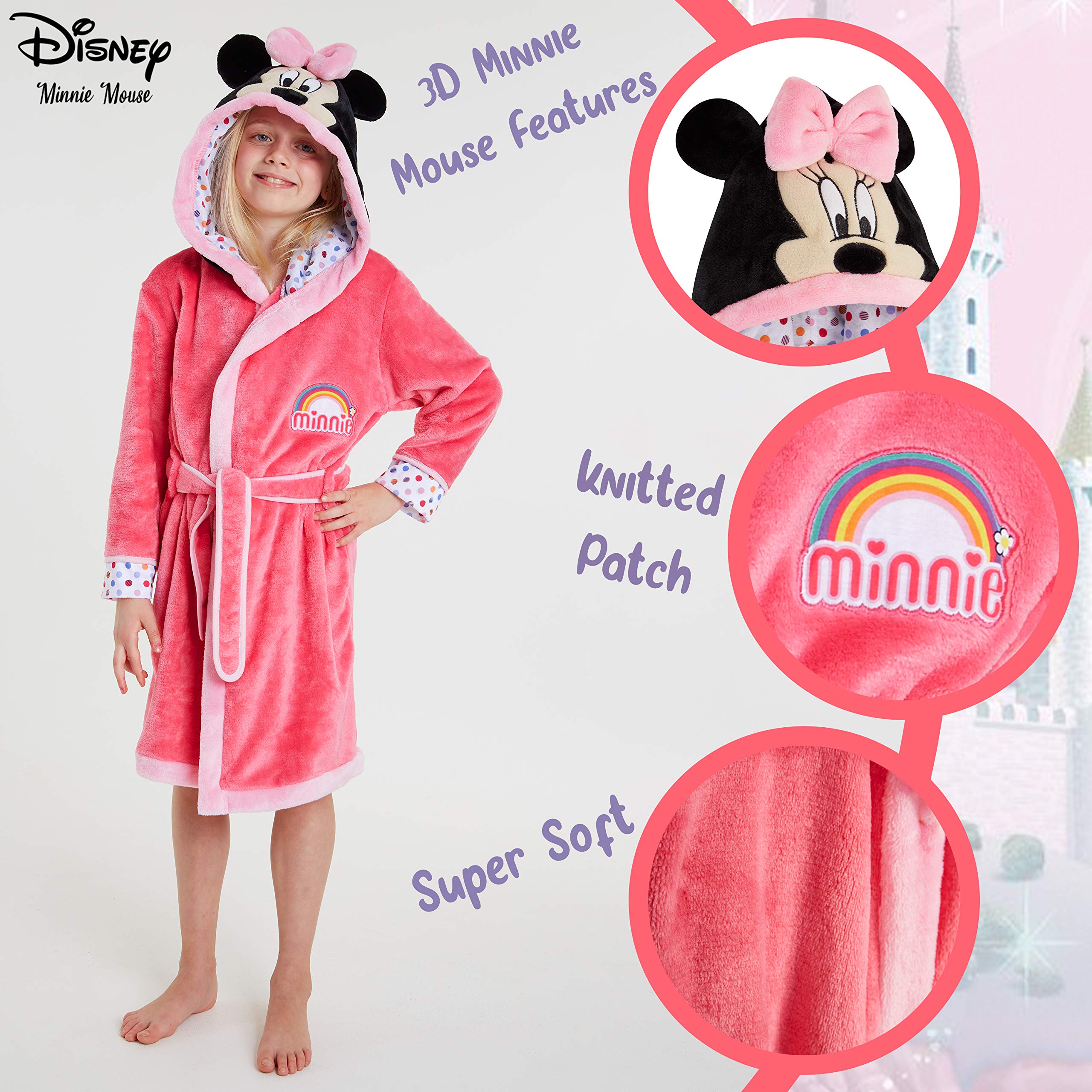 Kids Dressing Gown, Lilo and Stitch, Lion King, Mickey Robe Girls Boys