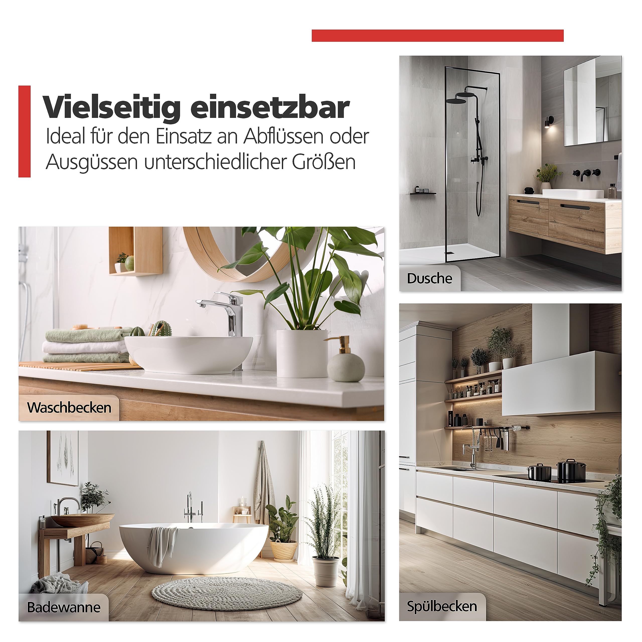Nirox Saugglocke - Ausgussreiniger mit Hochdruck - Vakuum Pümpel mit starker Saugleistung - pflegeleichter Pömpel - Abflussstampfer mit kraftvoller Druckluft