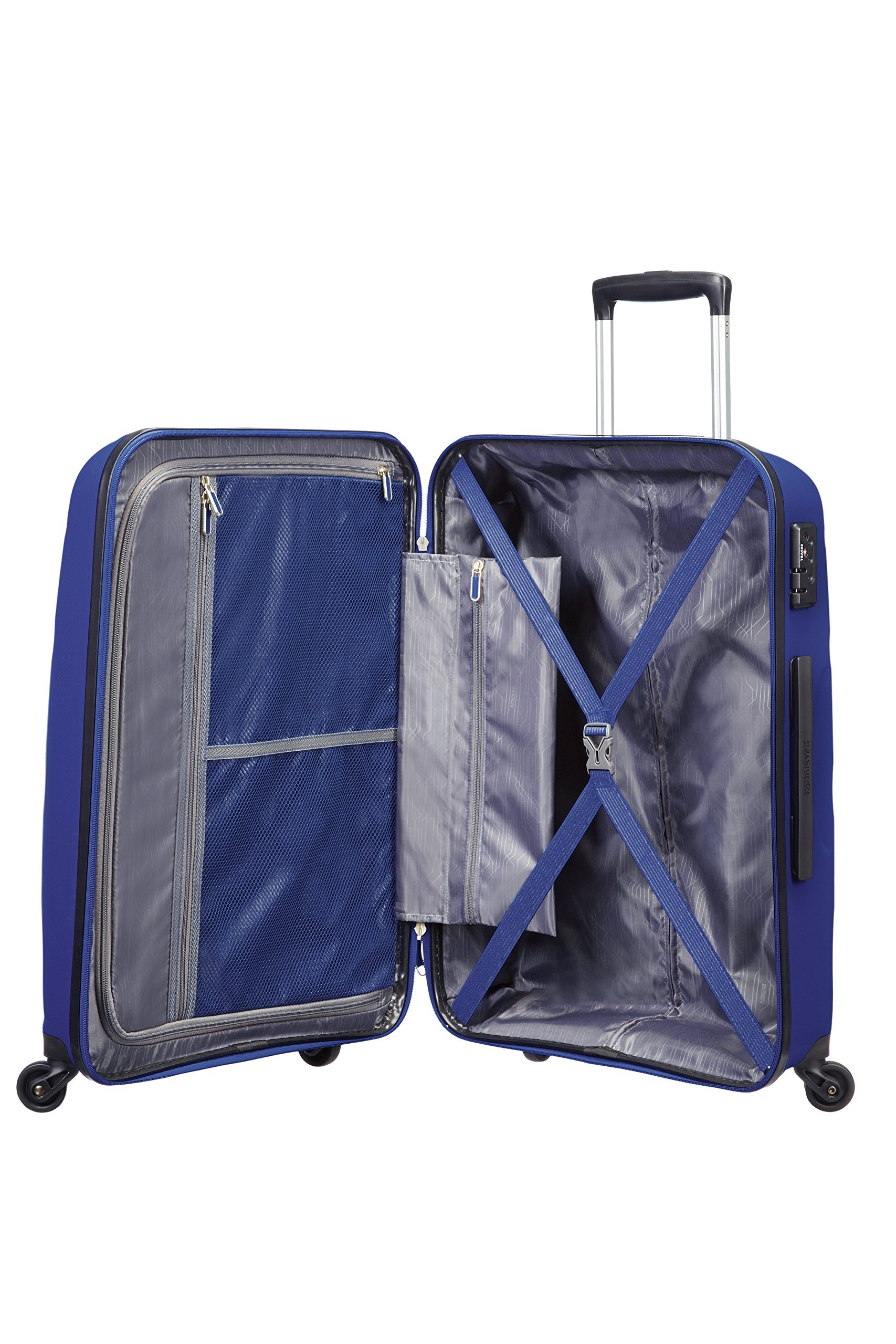 American Tourister Bon Air - Spinner M, Suitcase, 66 cm, 57,5 ​​L, blu (Midnight Navy)