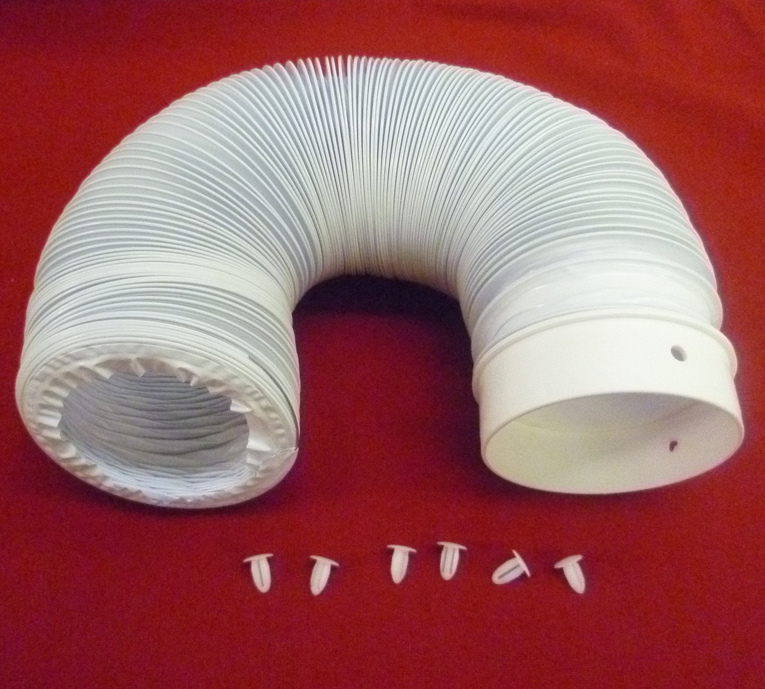 Glm Tumble Dryer 4"/100Mm Diameter Vent Hose Pipe Extension Kit 3 Meters