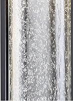 Vista 7 de VAXCEL Logan - Linterna de pared LED cilíndrica moderna con pantalla de vidrio transparente, lámpara de pared LED para exteriores para porche