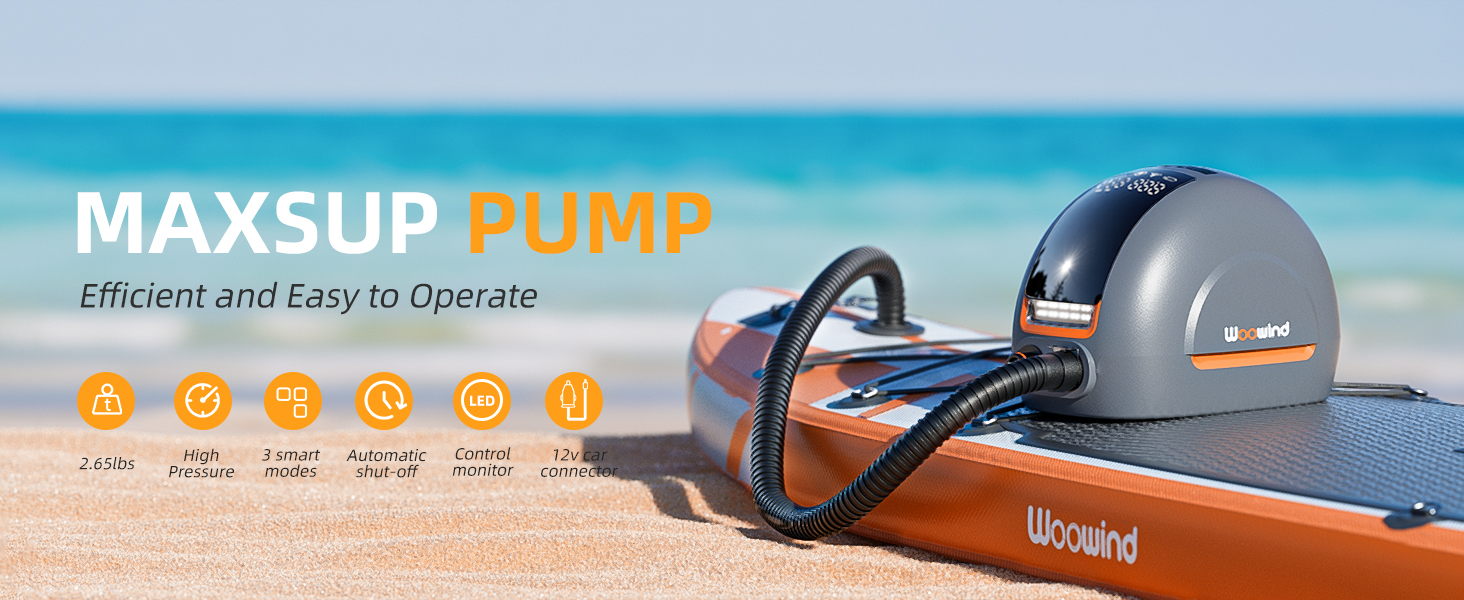 Amazon.com: Woowind NW10 Paddle Board Pump Portable Sup Pump High