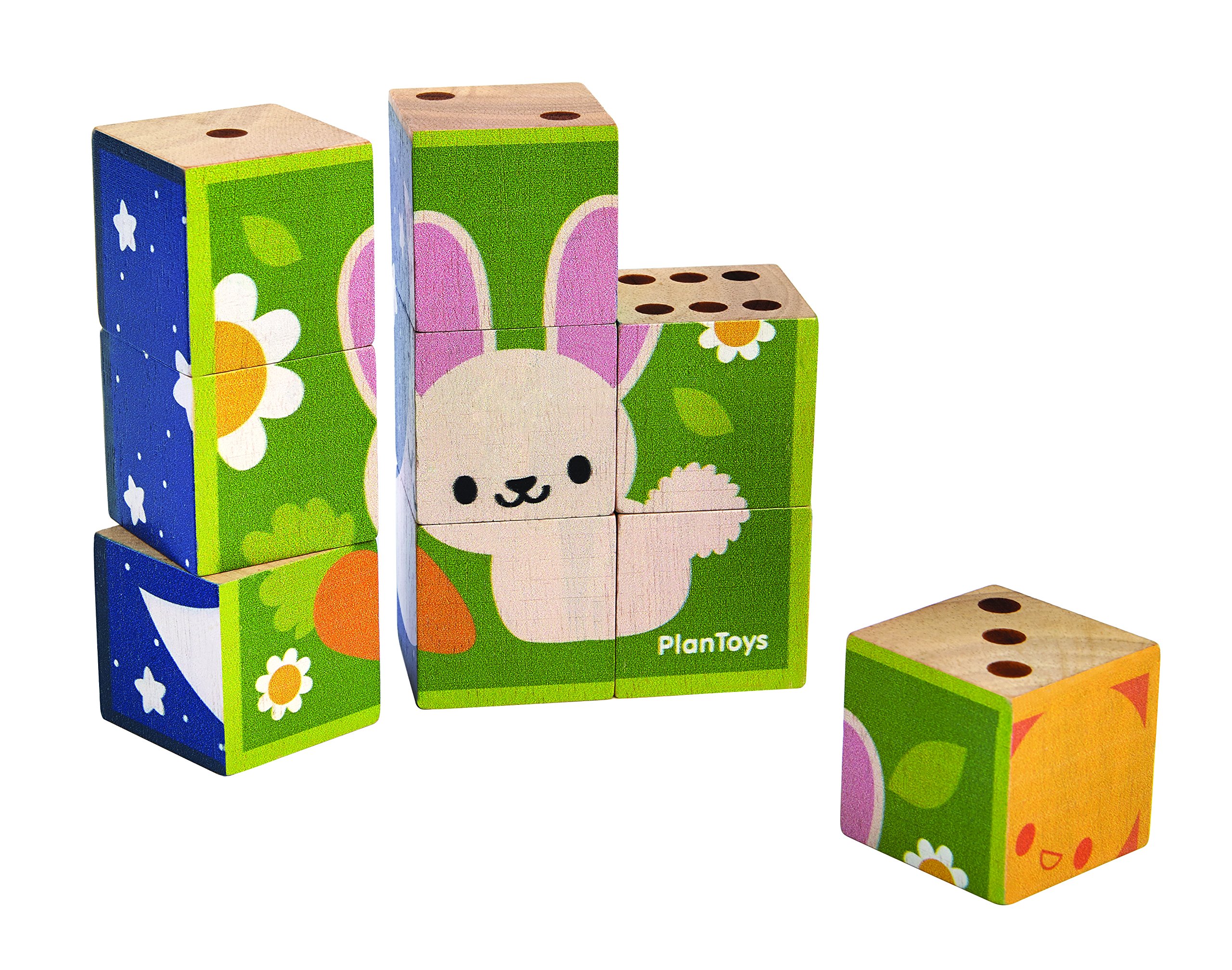 Plantoys PT5430 Puzzle Cubes Wood