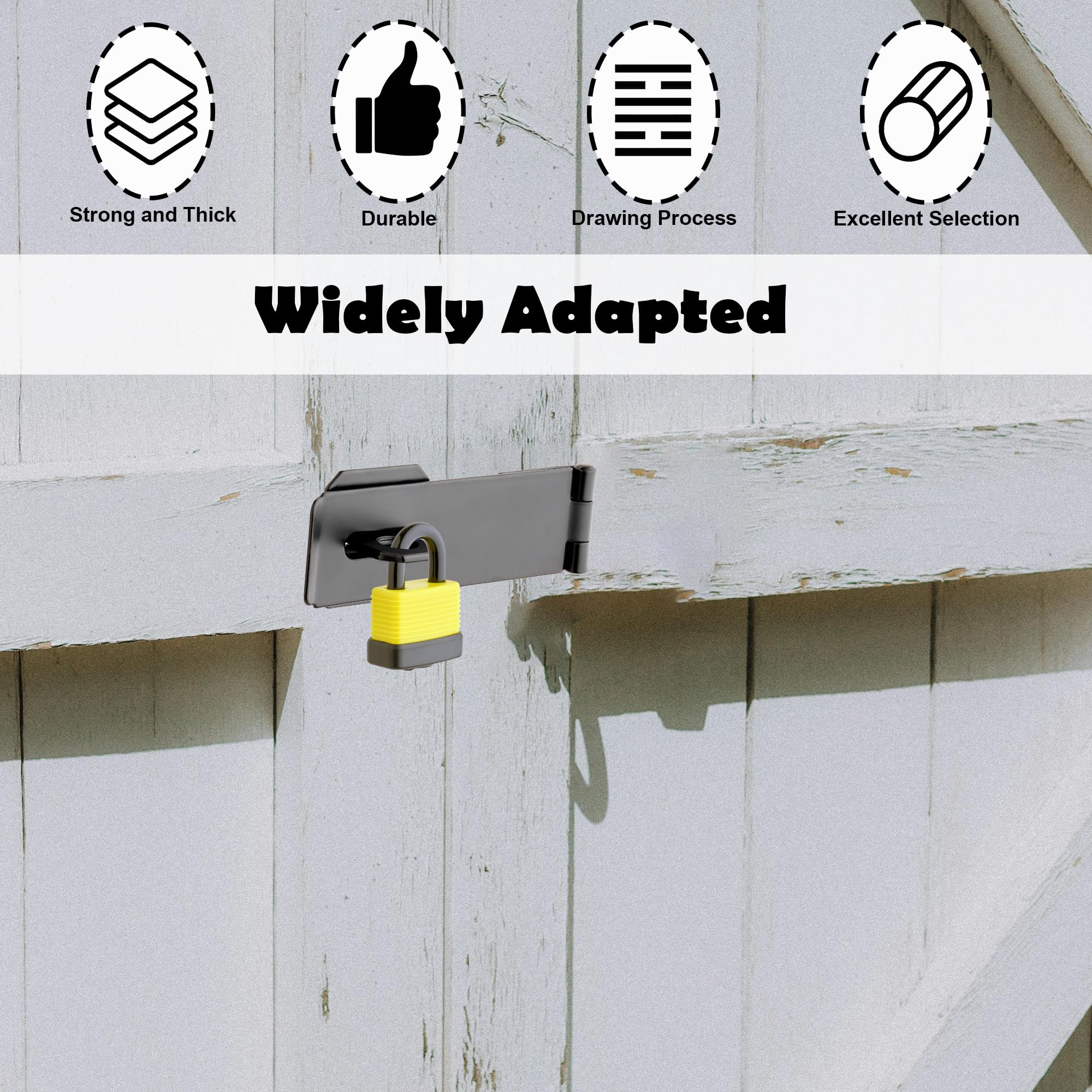 Hasp E Graffetta Per Cancelli E Capannoni - Finitura - Foto 3