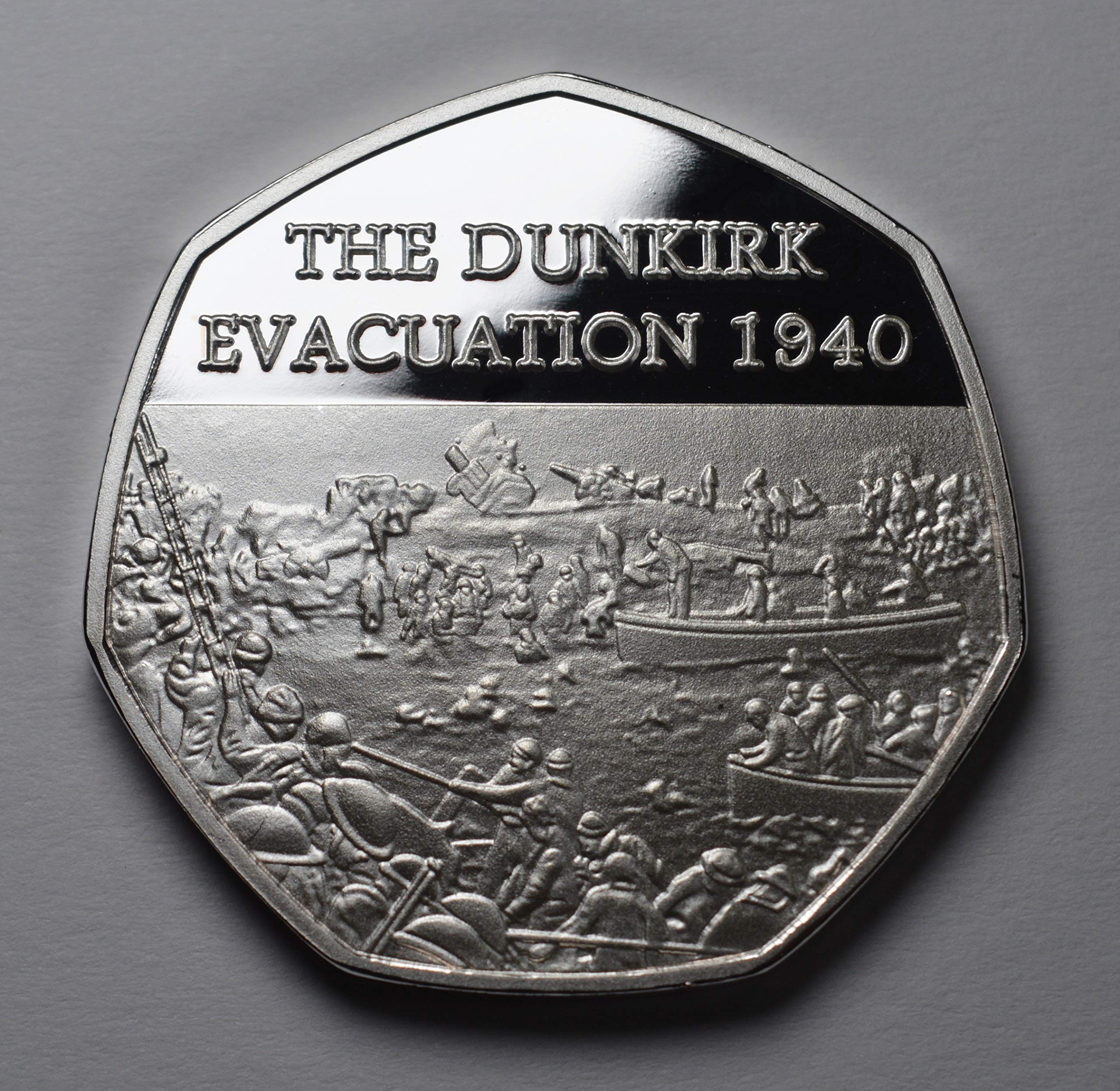 The Commemorative Coin Company DUNKIRK EVACUATIONS 1940 Silver Commemorative. Operation Dynamo 'The Miracle of Dunkirk'. WW2