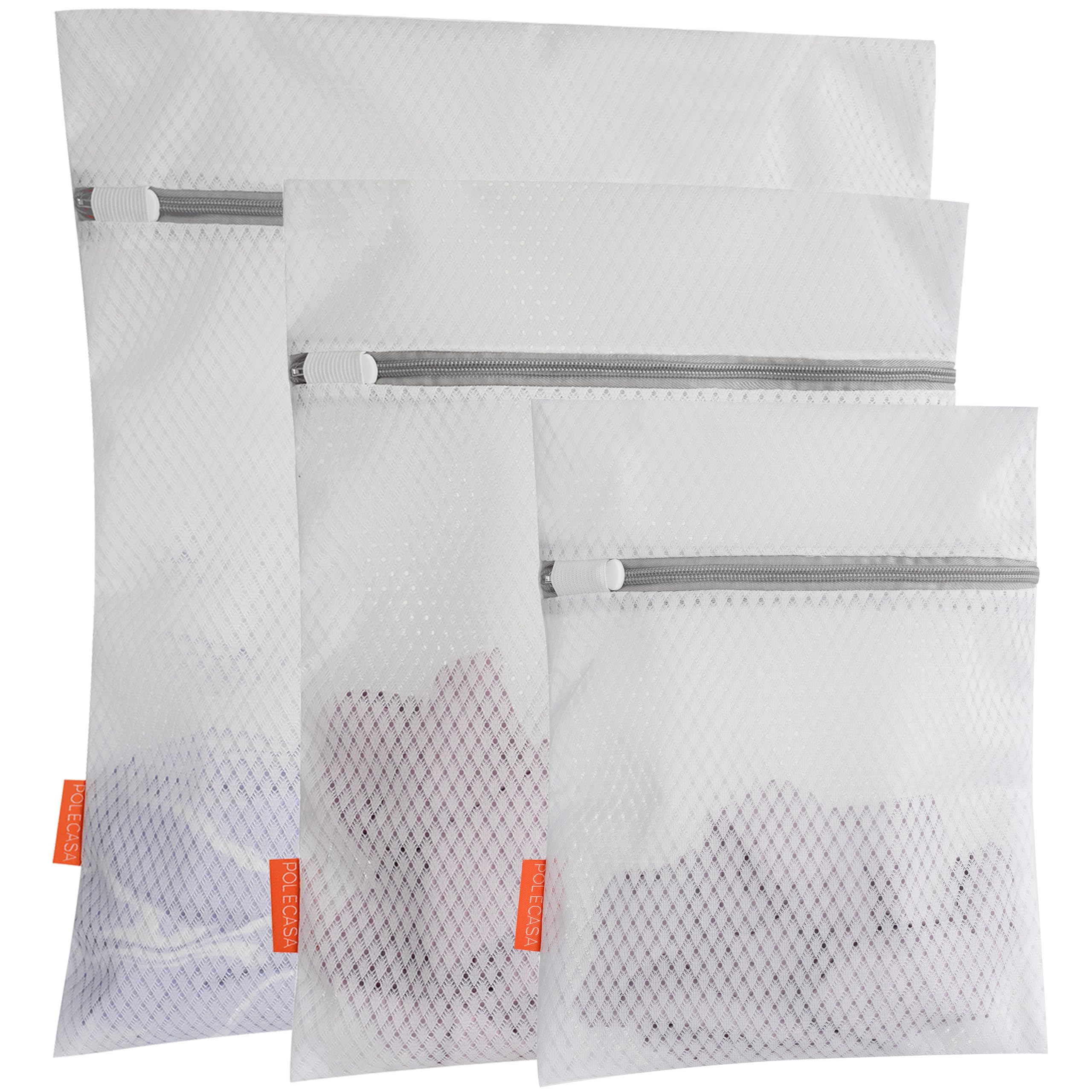 Photo 1 of Polecasa Diamond Mesh Laundry Bags - 3 Pack