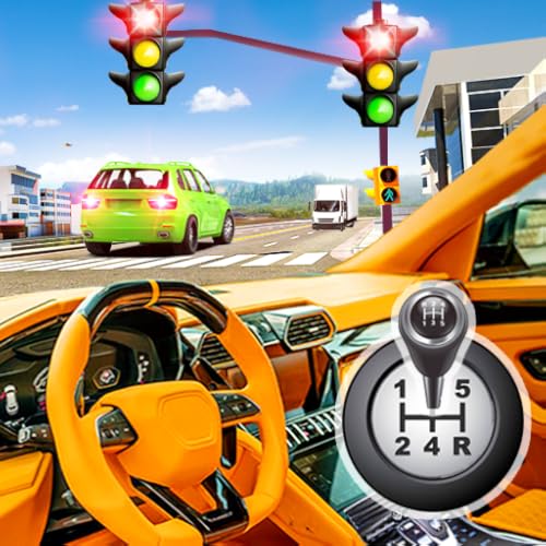 Open World Car Driving Test Simulator 3D: Modern Car Driving School Game