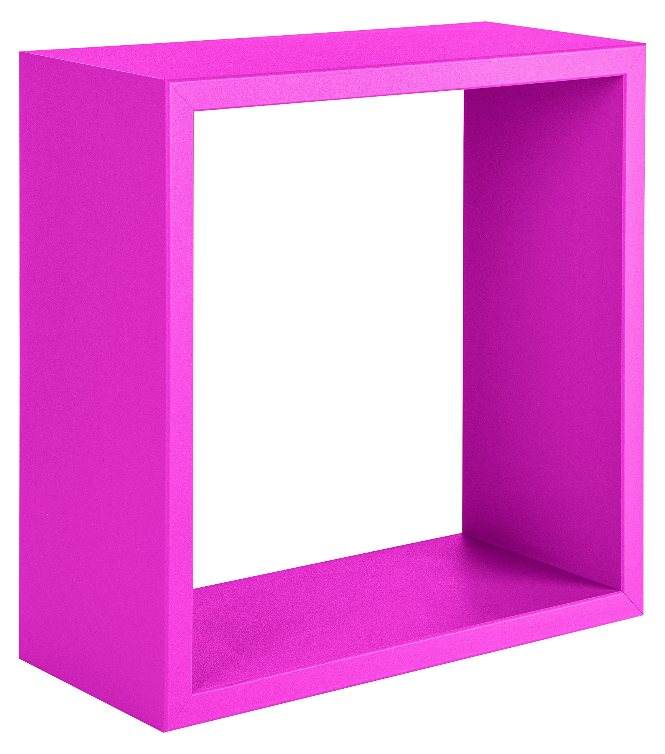 MODULARREDO Incubo Mensole da Parete, Legno, Fucsia, 15.5 x 35 x 35 cm, 3 unità