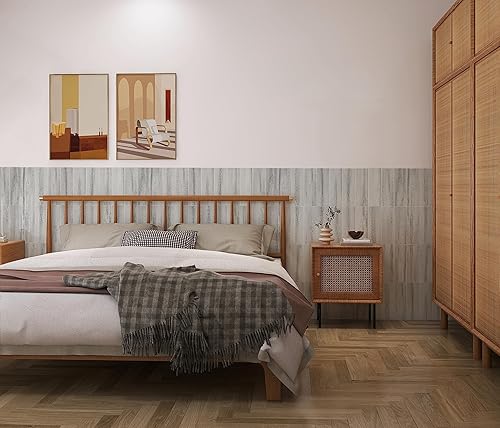 Miniatura 5 de Avant Decor  24 azulejos  Azulejos con textura de piedra compuesta de piedra  Azulejos de cocina para despegar y pegar  Azulejos de pared  4 x 12