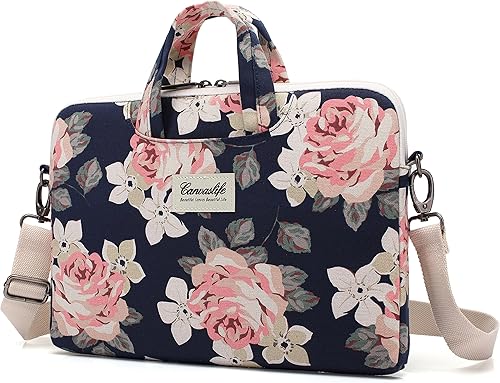 Miniatura 19 de Bolsa de hombro para laptop de 15-15.6 pulgadas, para MacBook Pro 16, HP Lenovo Dell 14 pulgadas impermeable bolsa de mensajero funda (verde