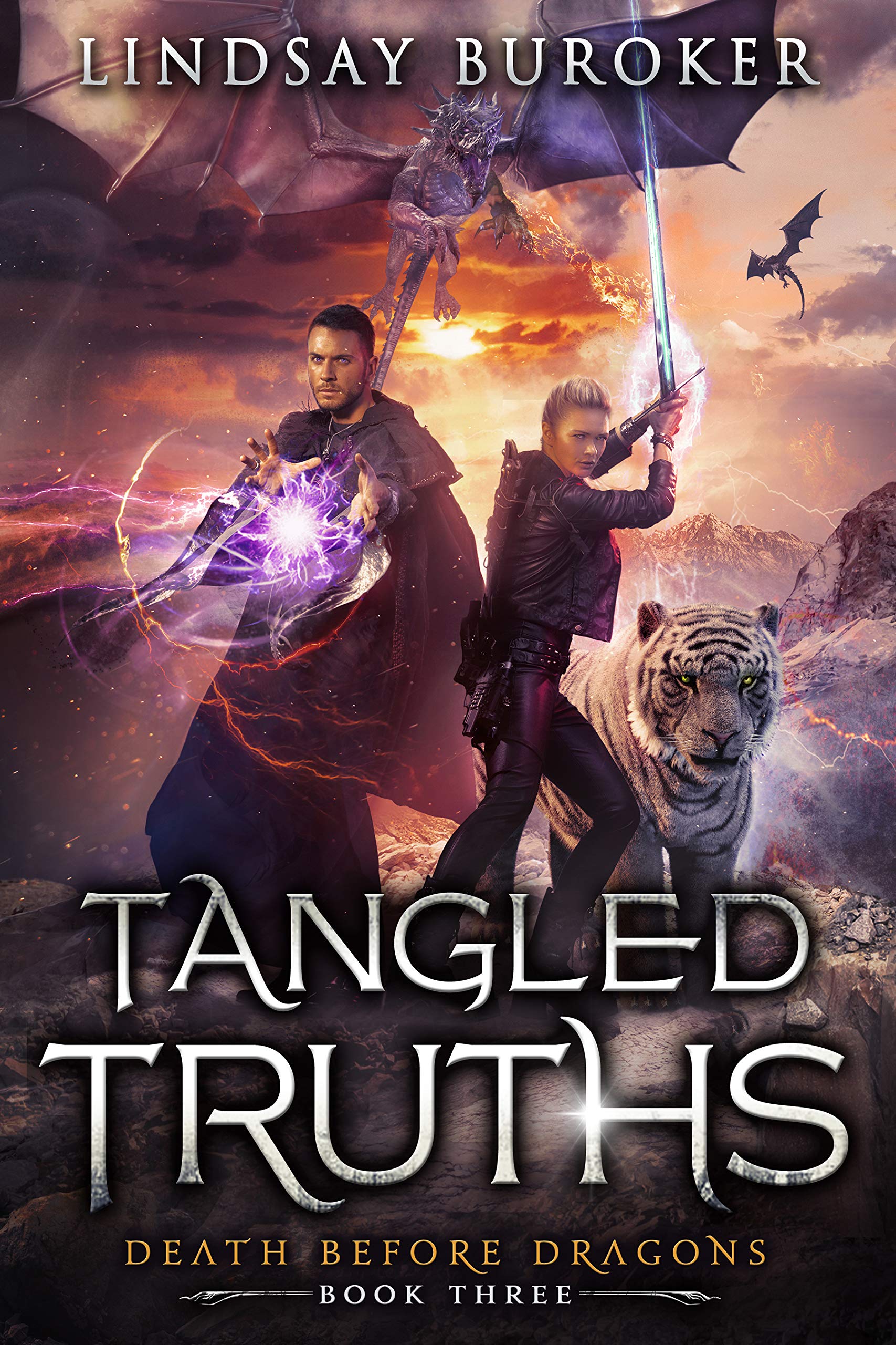Tangled Truths: An Urban Fantasy Dragon Series (Death Before Dragons Book 3)