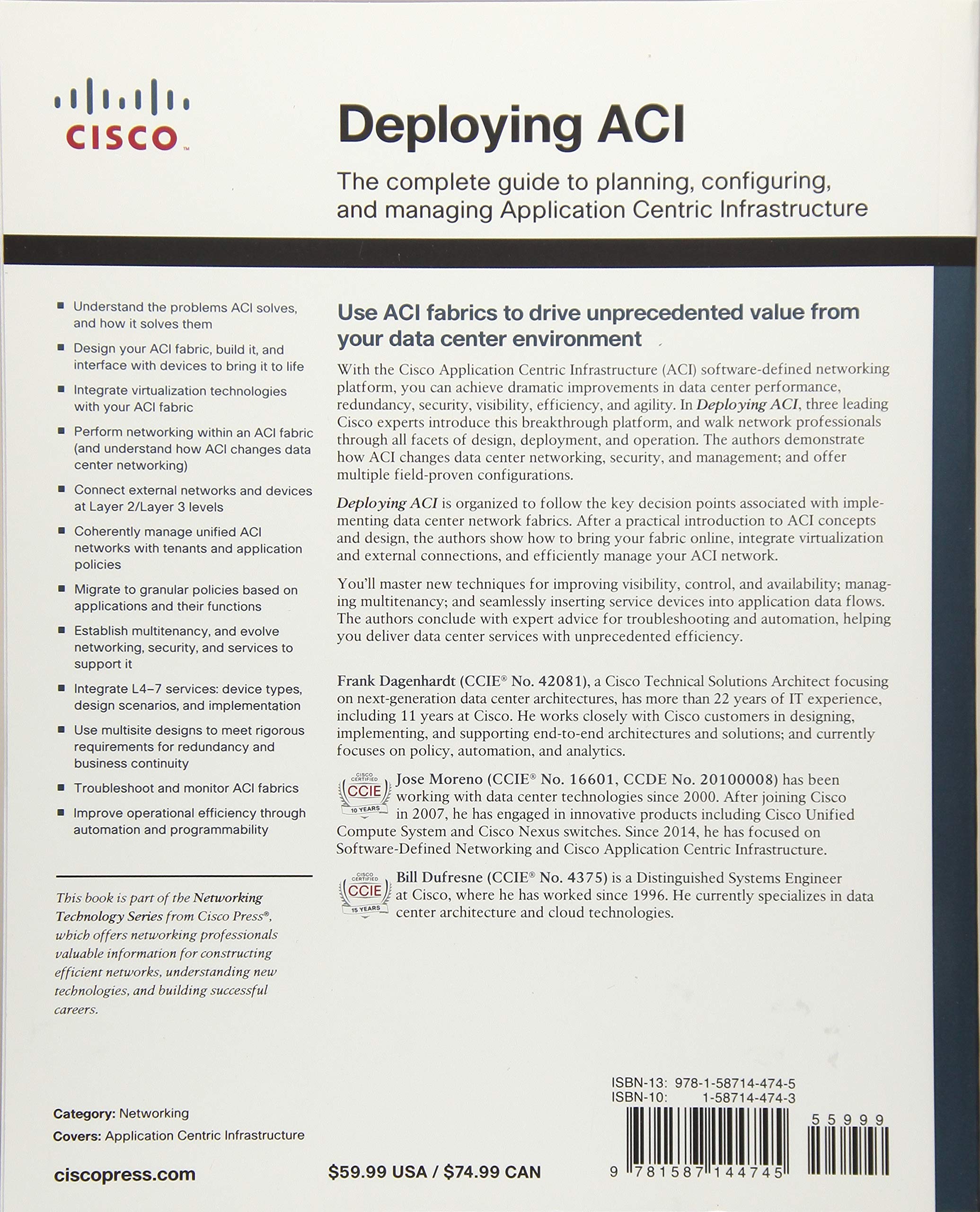 Deploying ACI: The complete guide to planning, configuring, and managing Application Centric Infrastructure
