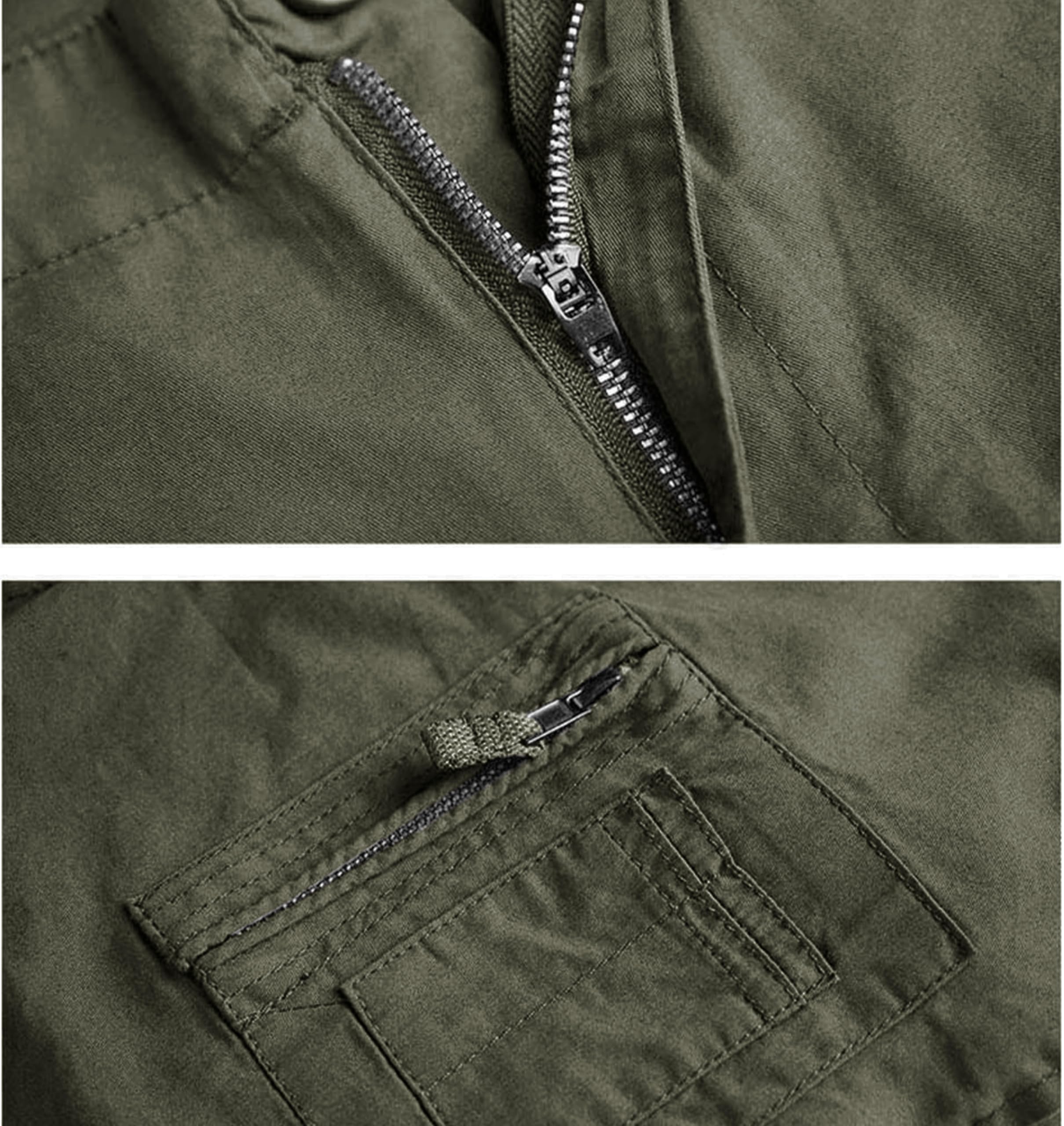 Magcomsen Pantaloni cargo in cotone da lavoro, attività all’aperto, campeggio, escursionismo, modello largo