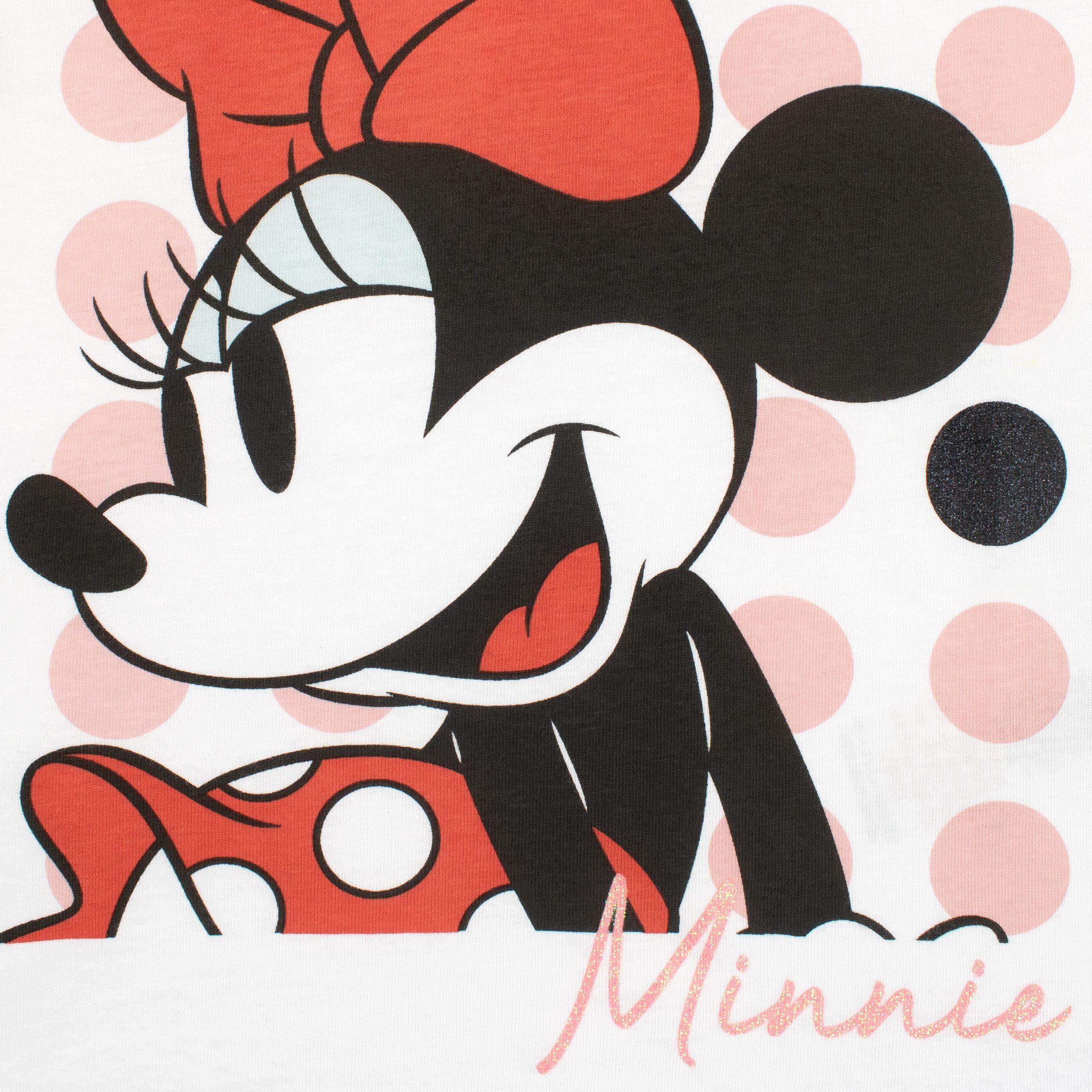 Disney Minnie Mouse Conjuntos de Top y Pantalones Cortos para Niñas Multicolor 4-5 años