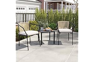 DWVO Bohemian 3-Piece Patio Furniture Set with Cushions