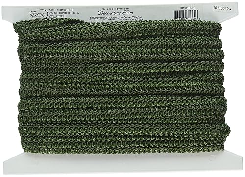 Trims by The Yard Alice Classic Woven Braid Trim, 1/2-Inch