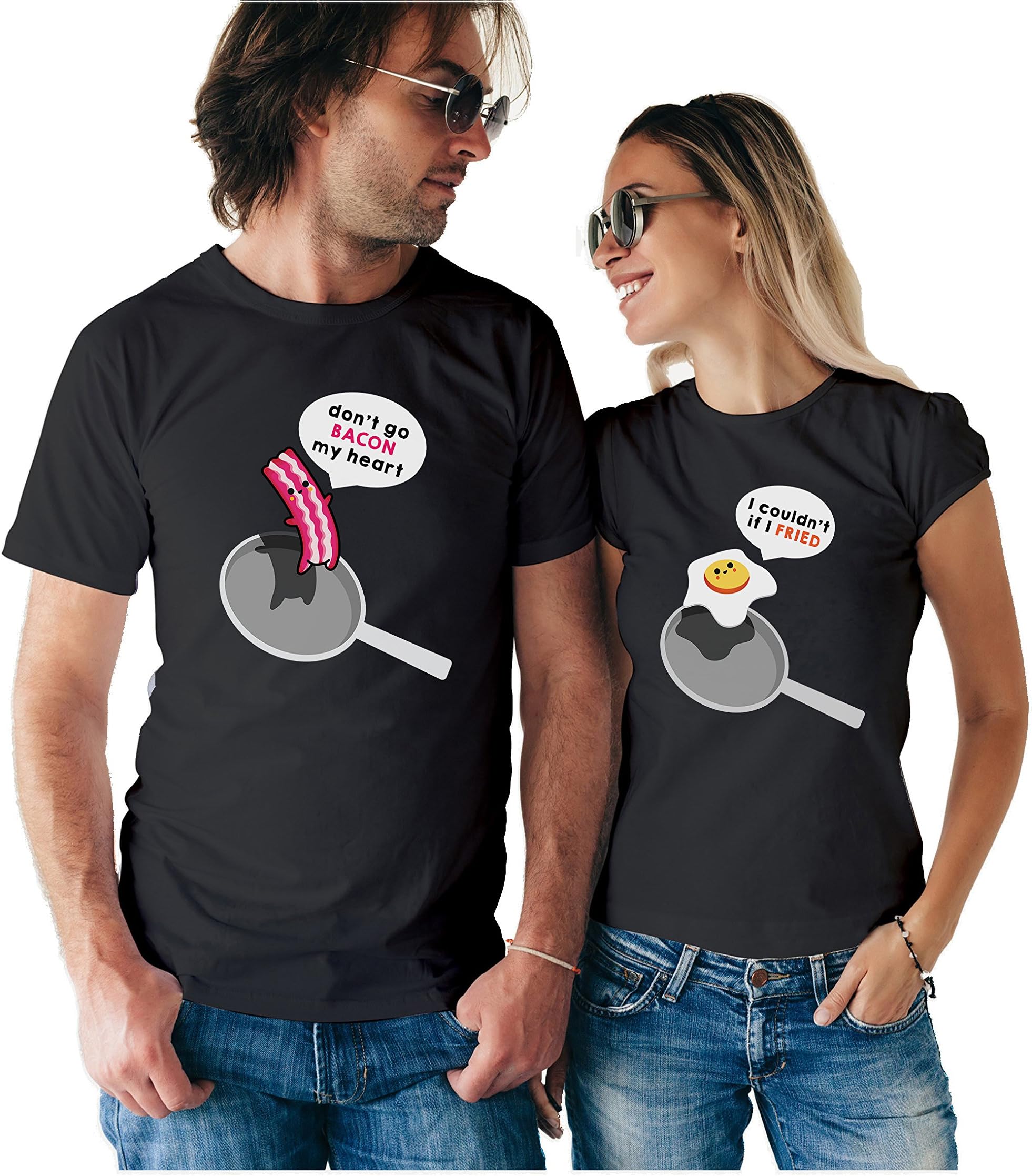 Couples ApparelPretty Matching Couple T Shirts - His and Hers Custom Shirts - Couples Outfits for Him and Her