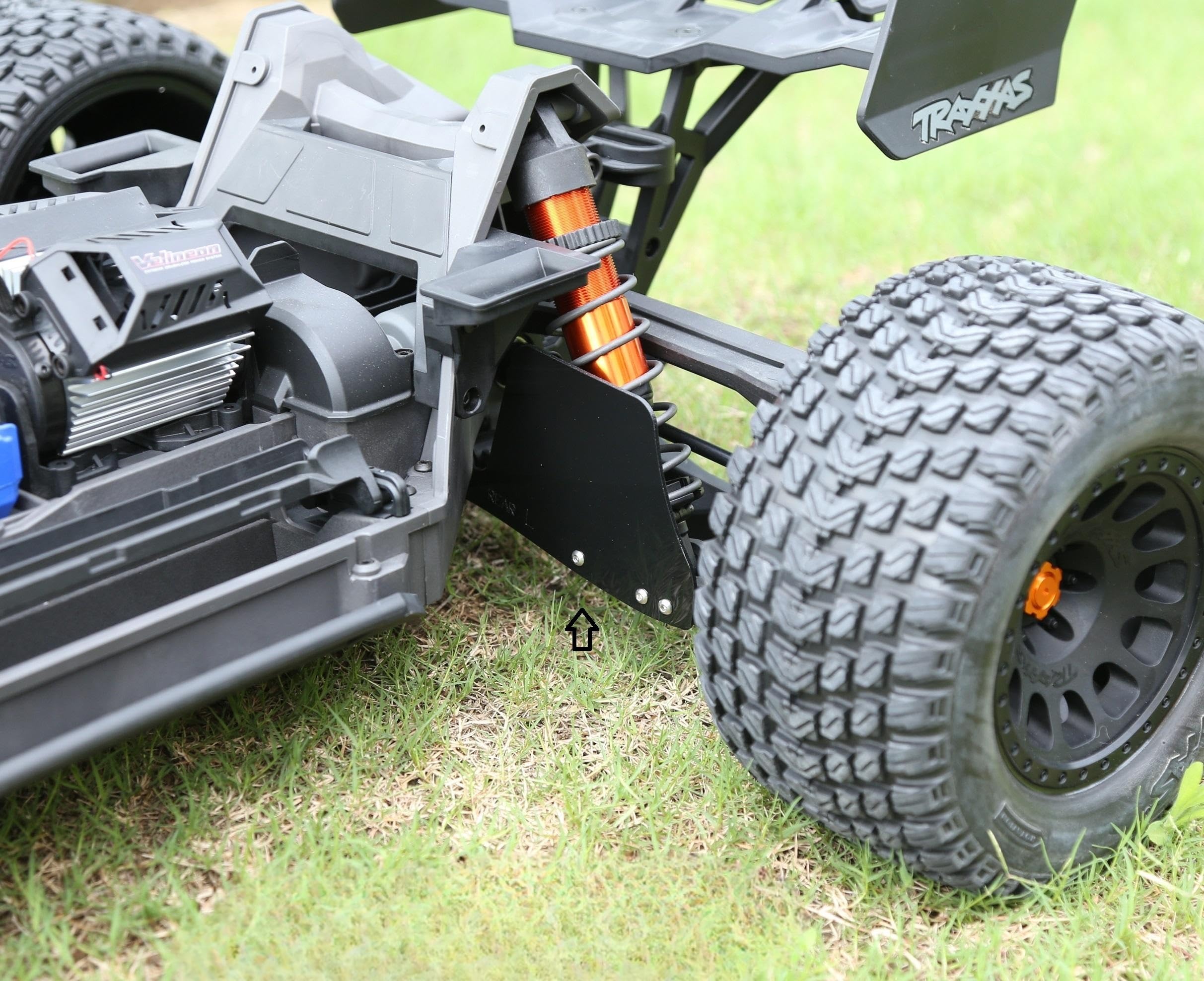 Levigo RC Vorne Hinten A-Arm Kotflügel Kompatibel Mit Traxxas 1/6 XRT 1/5 X-MAXX RC Vorne Hinten Schwinge Schutz Board Upgrade Teile