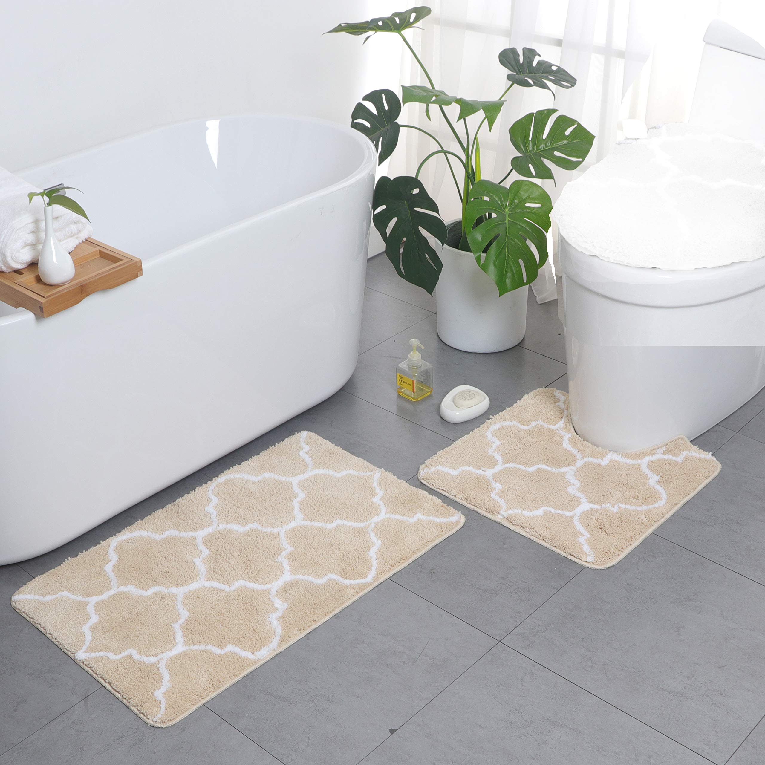 Tapis de salle de bain absorbant pour une sortie de douche sécurisée