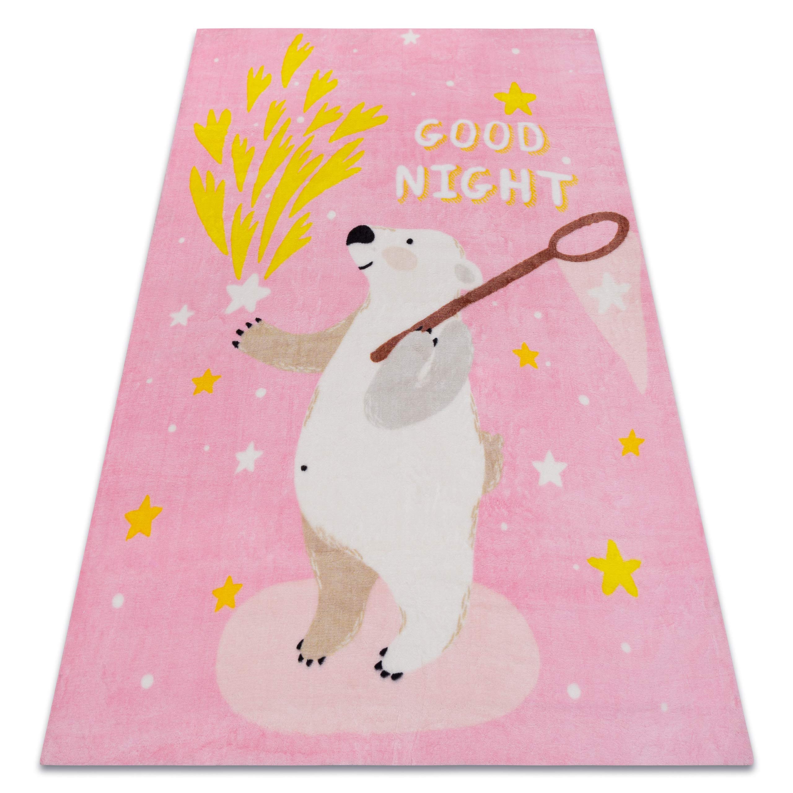 Tapis rose Play Ours G4016-5 doux pour pieds sensibles