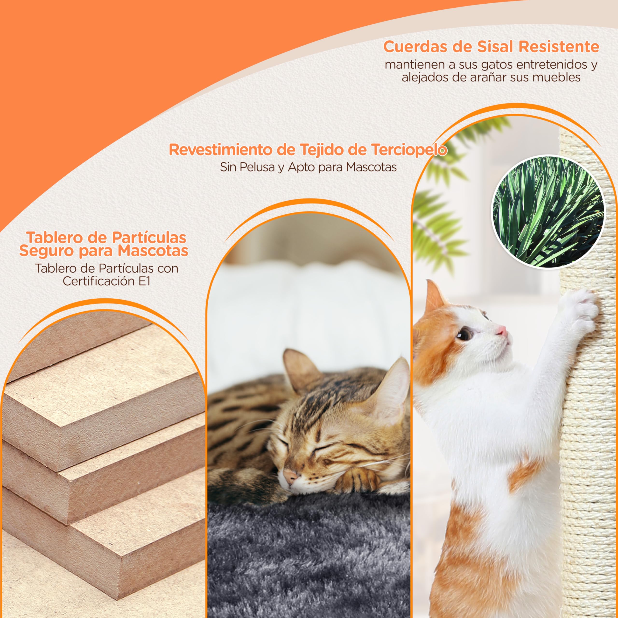 Yaheetech Árbol para Gatos Multinivel Torre Rascadora 145cm Gris Oscuro | Poste sisal resistente, Cesta Cómodo, plataforma multinivel, nido grande,Fácil montaje, Ahorra espacio,Duradero, Estabilidad