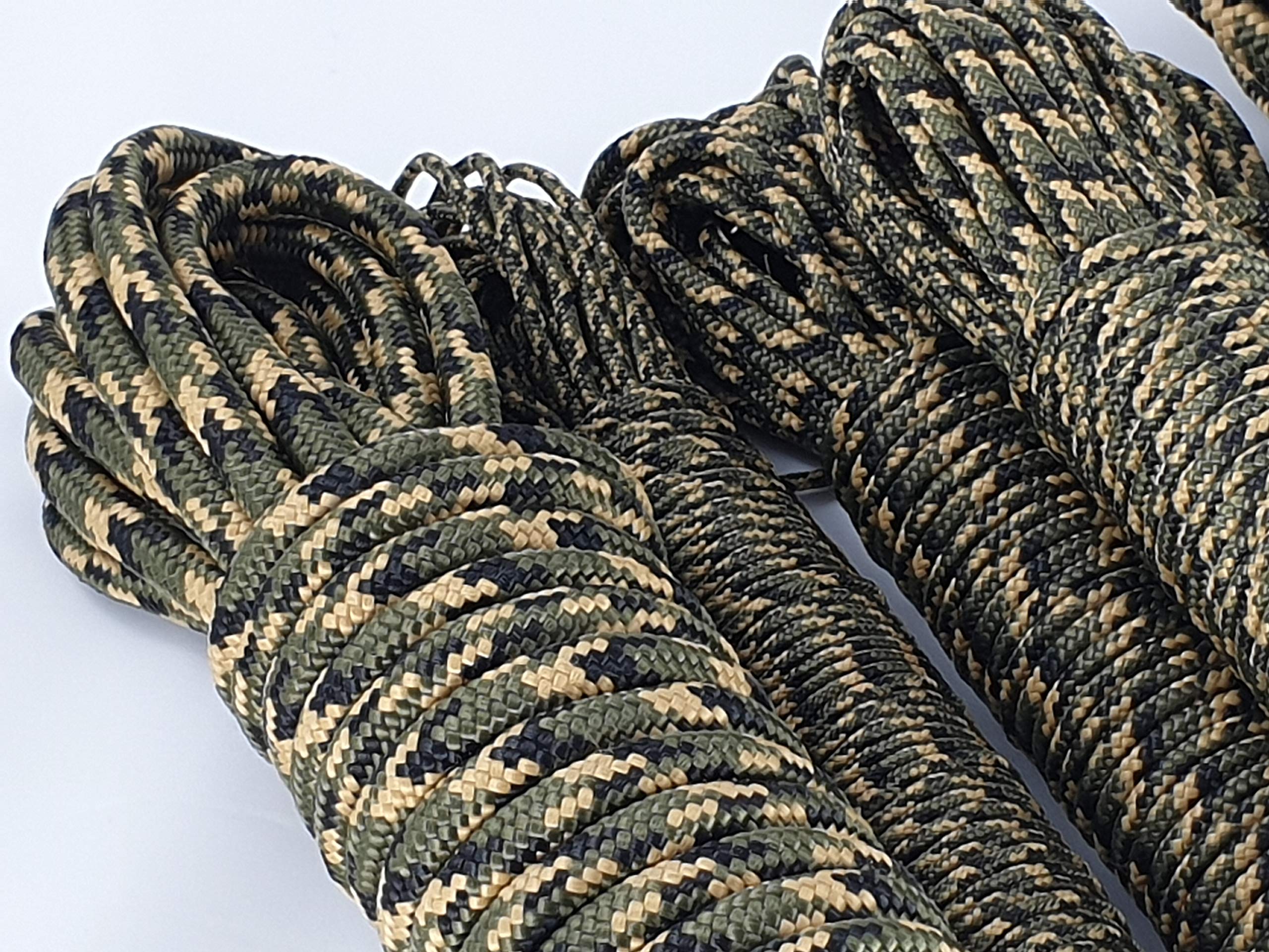 Moro Camouflage Seil Grün Polypropylenseil 40m - 3mm 4mm 5mm 6mm 8mm 10mm 12mm (0,22€/m - 1,12€/m)