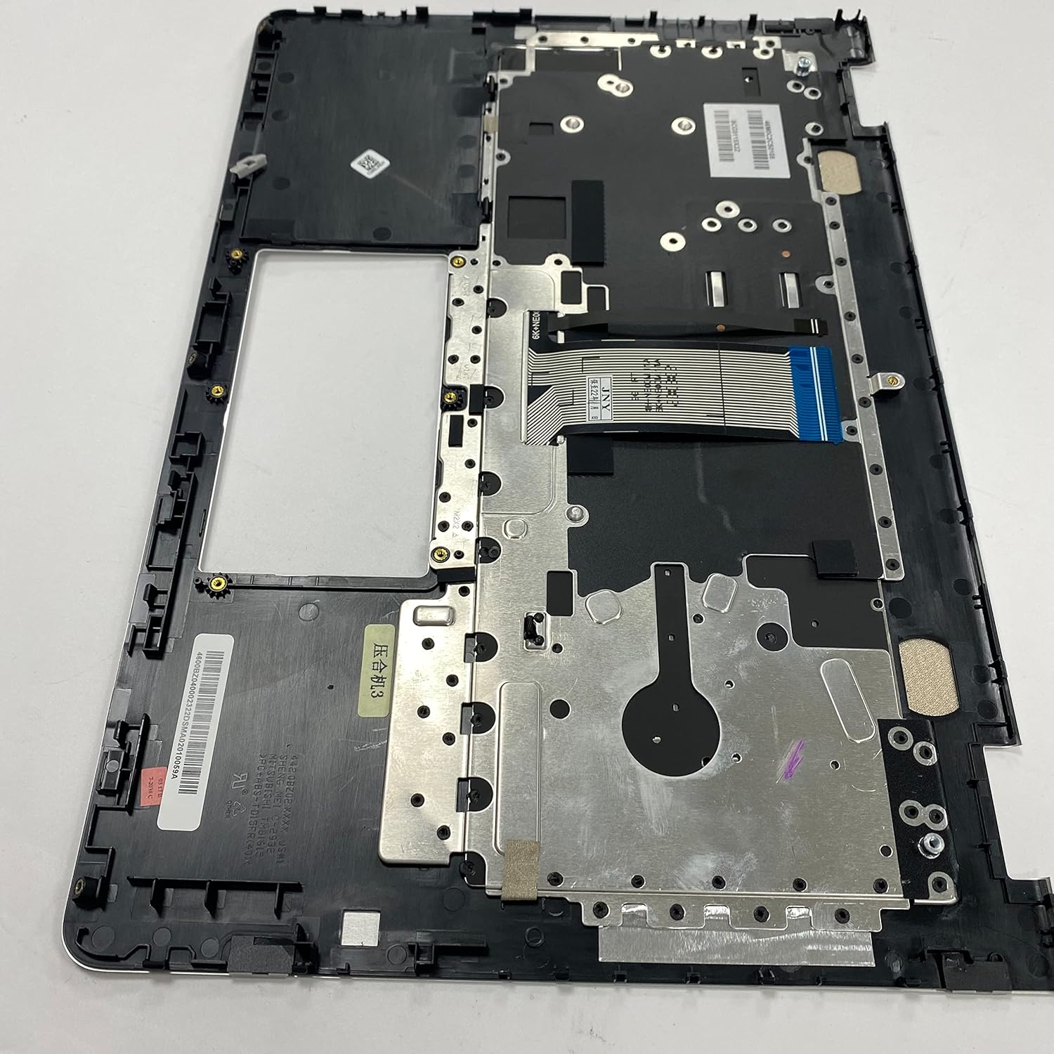 Replacement Laptop Upper Case Palmrest Backlit Keyboard Assembly Part for HP Pavilion 14-BA 14T-BA 924115-001 Sliver