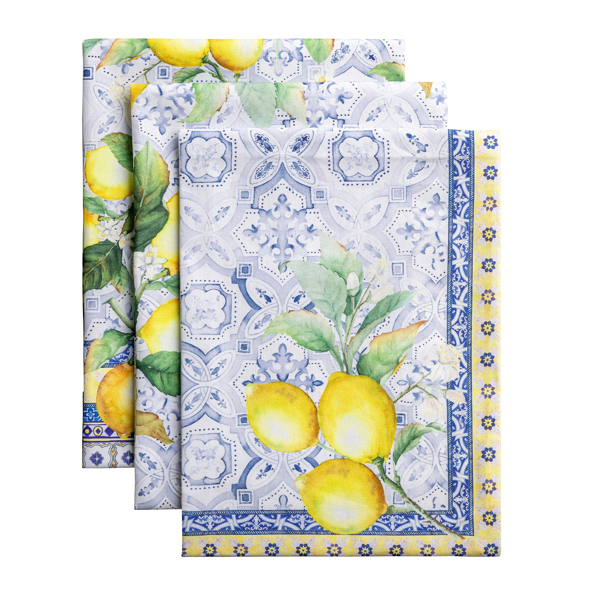 Maison d' Hermine Kitchen Towels Set of 3 Reusable 100% Cotton 70cm x 50cm