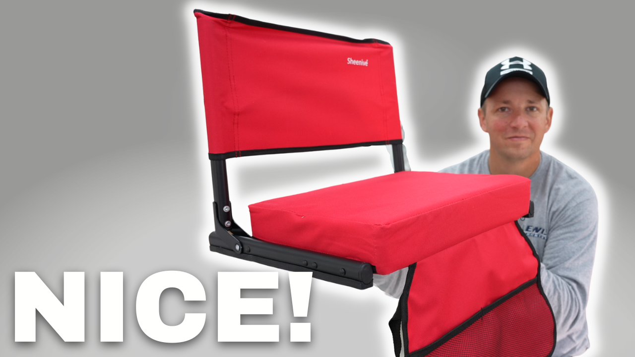 Watch BEST STADIUM SEAT??? - Sheenive Stadium Seat Review & Demo on ...