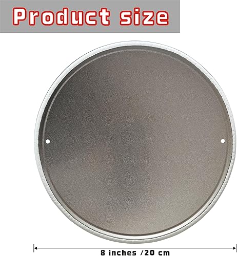 Miniatura 2 de Letrero de metal retro para pared, 8 x 8 pulgadas, con texto en inglés "Now Being Served Daily Funny Vintage", póster para cafetería, bar,