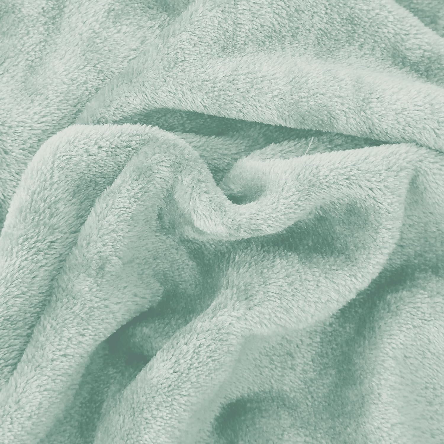 Elegant Comfort Luxuriously Soft 4-Piece Velvet Plush Flannel Sheet Set - Premium Quality - Cozy Warm, Anti-Static, Non Pilling Fuzzy Velvet Flannel Fleece Deep Pocket Sheet Set - Queen, Mint Green