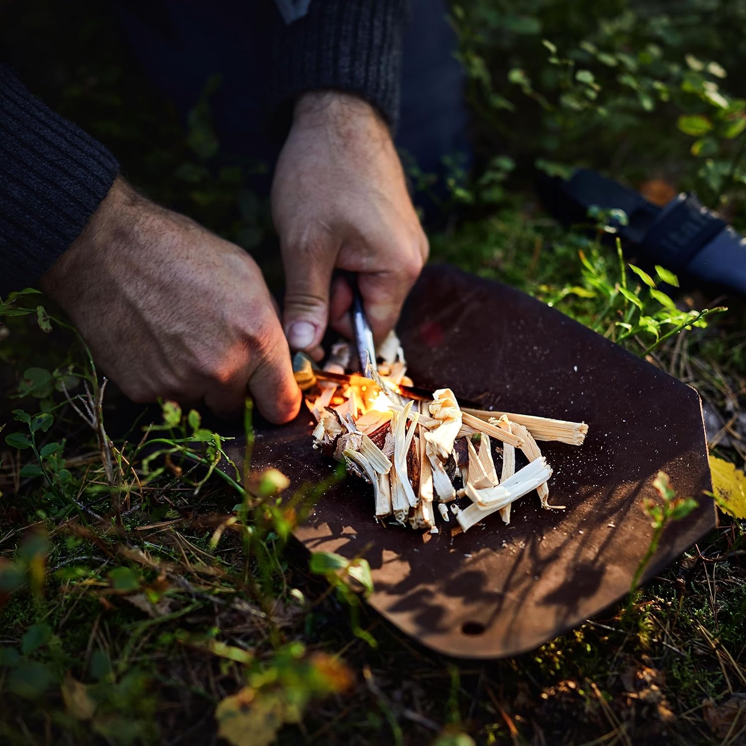 Hultafors Fire Steel (AR380280) - Ferrocerium Firesteel for Camping, Outdoor Activities, Campfires