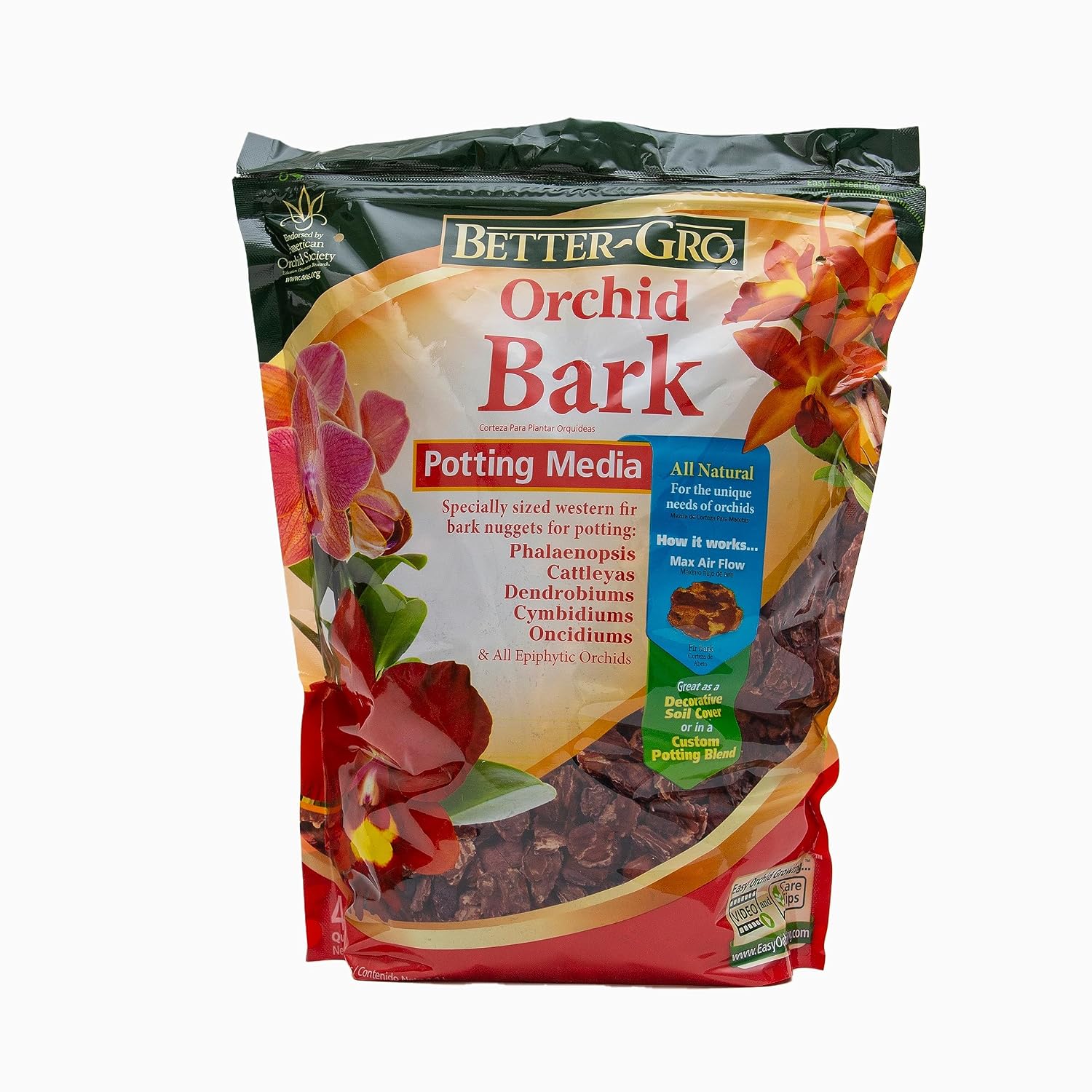 Velcro 75ft Plant Supports & 4qt Better-GRO Orchid Bark Potting Medium Bundle image 5