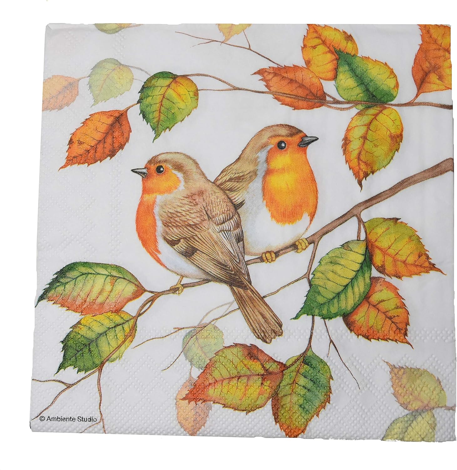 40ct 13x13 Bird Napkins Fall Napkins Thanksgiving Napkins Fall