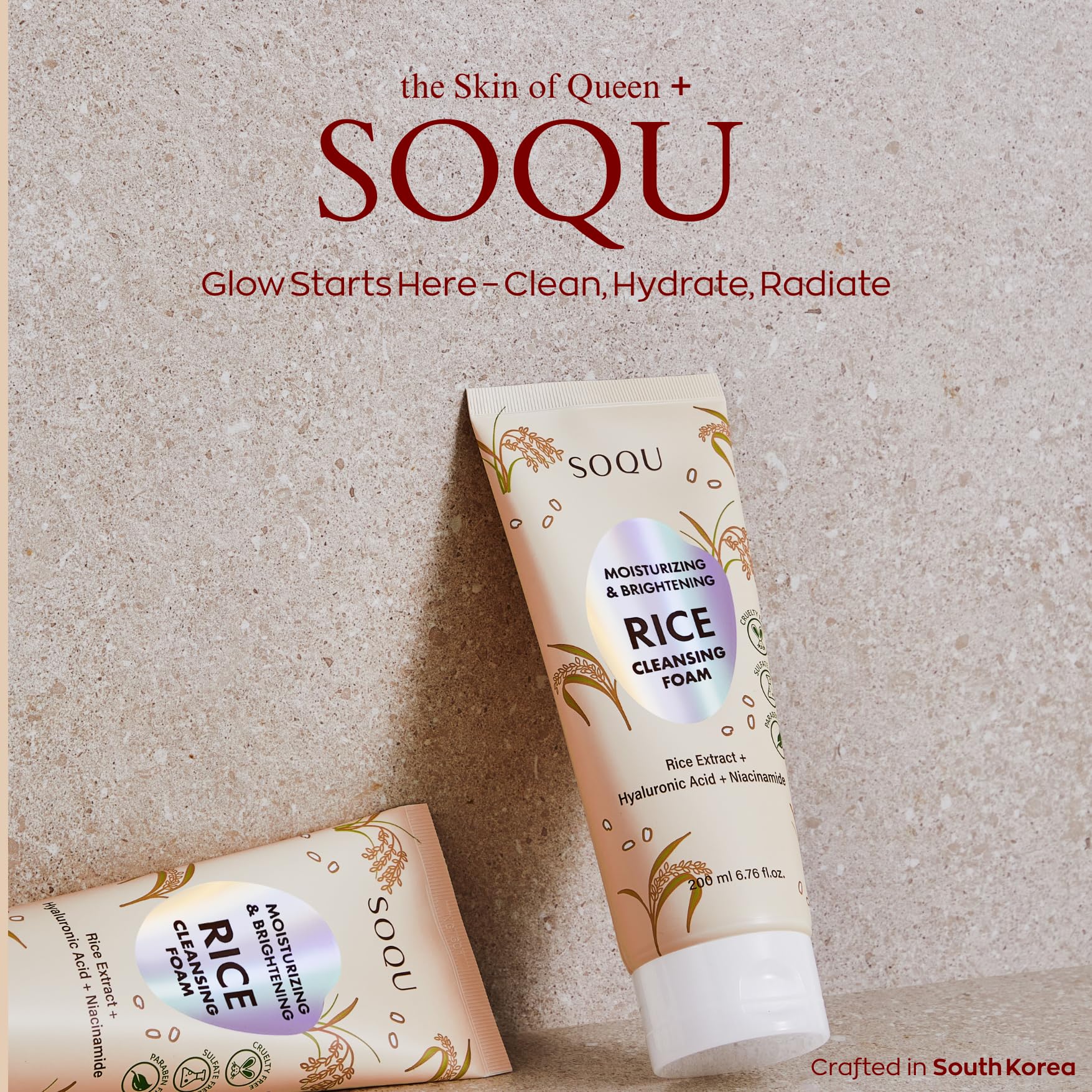 Snapklik.com : SOQU Rice Foam Cleanser