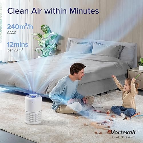 Miniatura 6 de LEVOIT LV600S Humidificadores inteligentes de niebla cálida y fría para el hogar, dormitorio, habitación grande y purificadores de aire para el