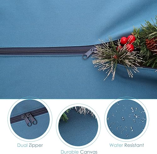 Miniatura 6 de Hearth & Harbor Bolsa de almacenamiento para árbol de Navidad, caja de almacenamiento impermeable para árbol de Navidad, bolsa impermeable para
