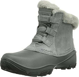 Columbia Women's Sierra Summette Shorty Snow Boot, Light Grey, Oyster, 8.5 B US