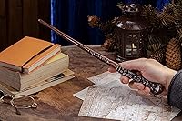 Vista 2 de Handicraftviet - Varita mágica de madera de corazón de 15 pulgadas, varita mágica para coleccionistas de brujería, regalo mágico para niños y Varita