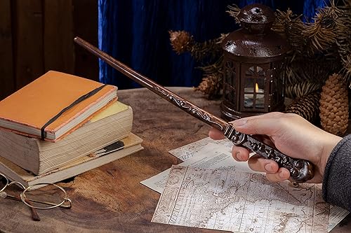 Miniatura 2 de Handicraftviet Varita mágica de madera, varita de bruja de madera auténticavaritas de madera de 15 pulgadas para brujería, varita mágica