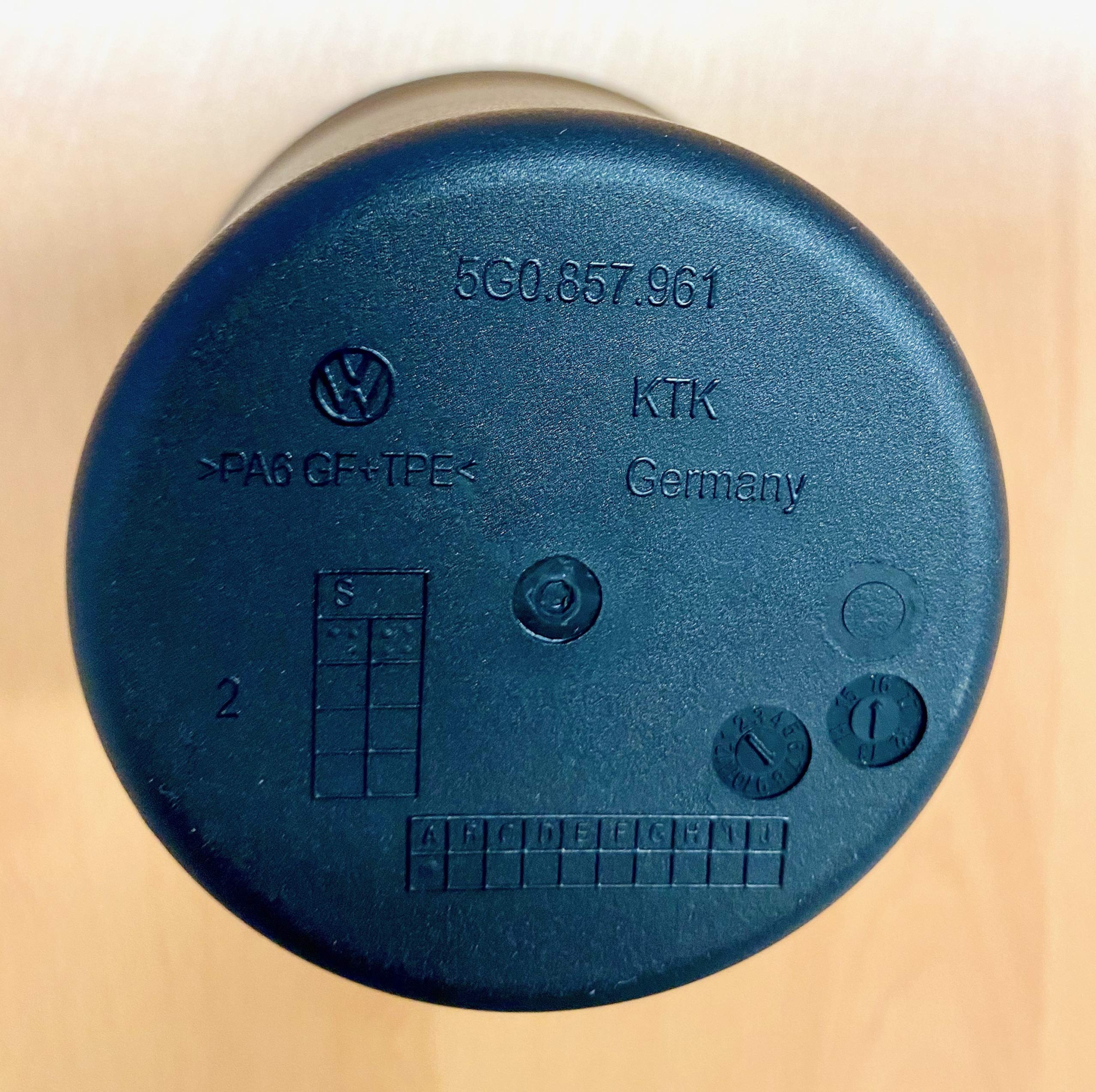 Aschenbecher schwarz Inneneimer für VW Golf 7 MK7 2013 2014 2015 