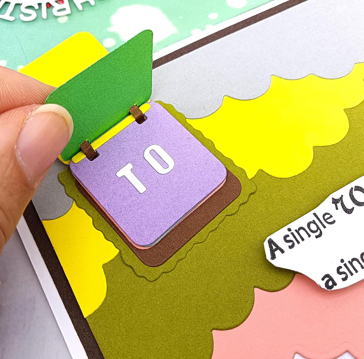 Alinacutle 1pc Mini Calender Journal Album Metal Cutting Die Cut for Gift Paper Craft Handmade Card Making DIY Greeting Cards Album Art Template image 4